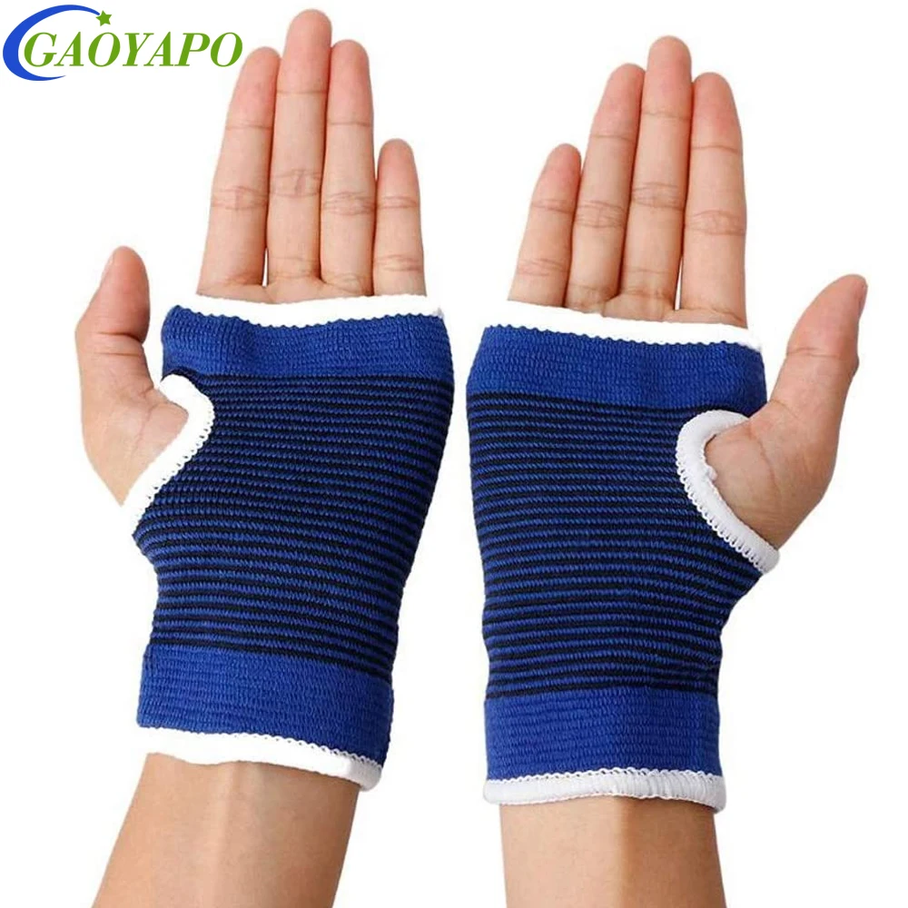 1 пара компрессионных рукавов для занятий спортом, унисекс, трикотажные перчатки для защиты рук от пота, дышащий бандаж для большого пальца