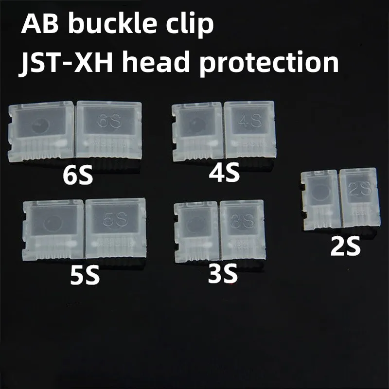 10 Шт./лот зажим с пряжкой AB JST-XH защита головы для 2S 3S 4S 5S 6S Lipo Баланс Аккумулятора Кабель Зарядного Устройства IMAX B6 Соединительный Провод