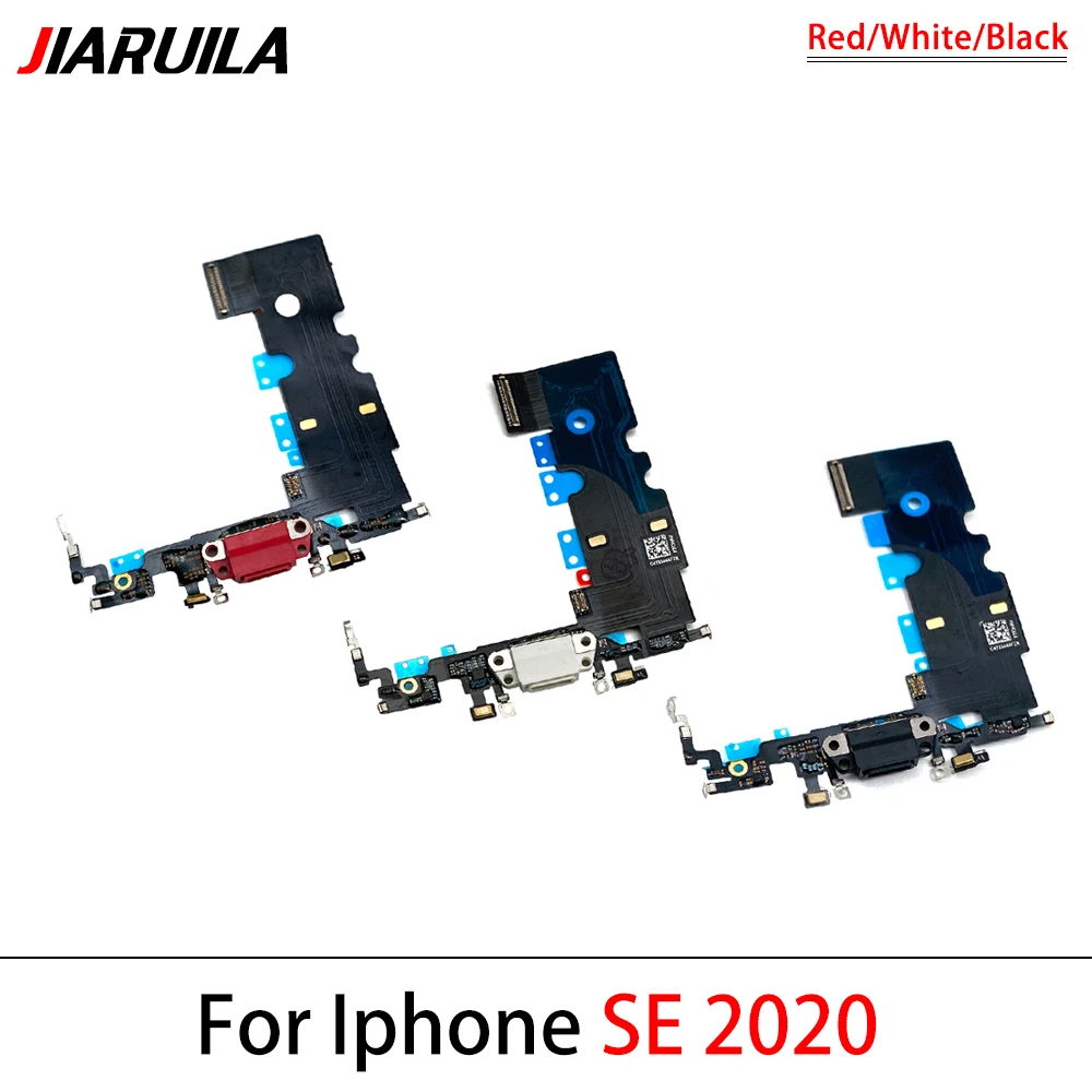 10 шт. Оригинальный USB-порт для зарядки, док-станция для зарядного устройства, Гибкий кабель для зарядки iPhone SE 2020, запчасти для телефонов