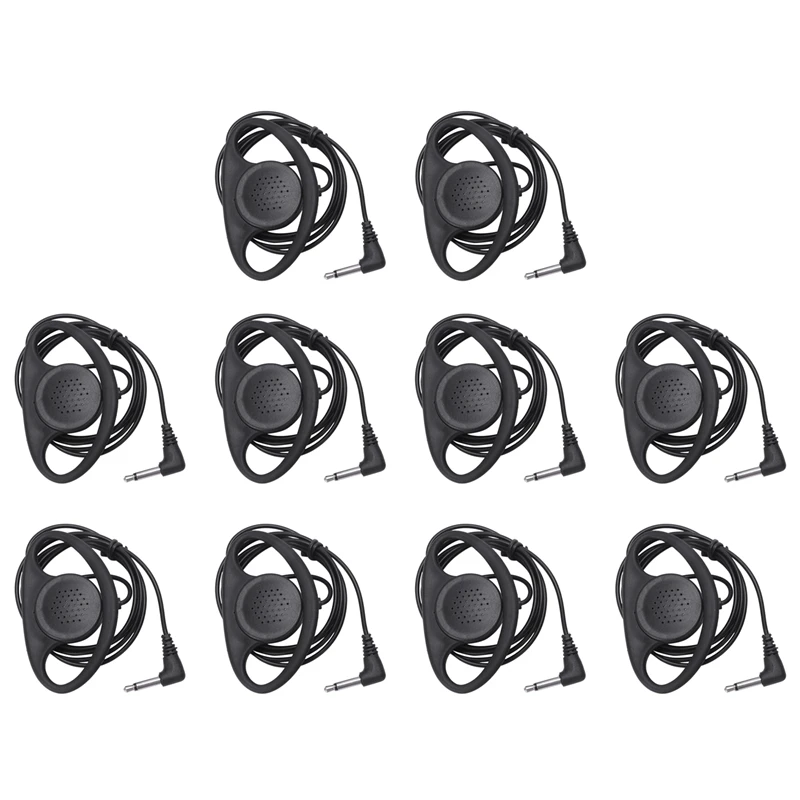 10X Монофонические наушники Гарнитура для наушников Двухканальный разъем 3,5 мм для портативного ПК Skype Voip ICQ