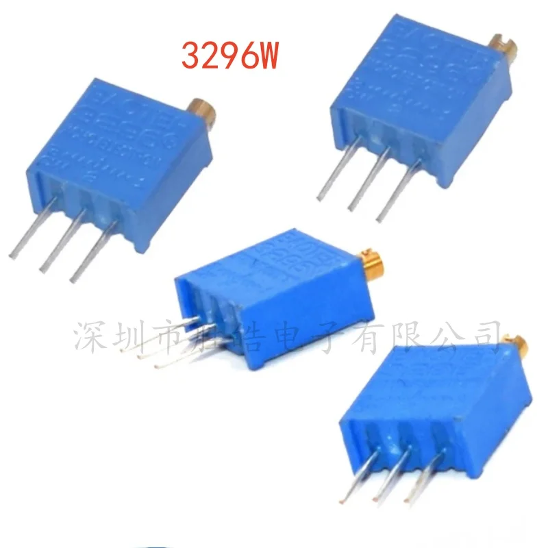(10ШТ) 3296 Вт 3296 Комплект потенциометра Высокой точности 100R -1M 200R 500R 1k 2k 5K 10K 20K 50K 100K 200k 500k Переменный резистор