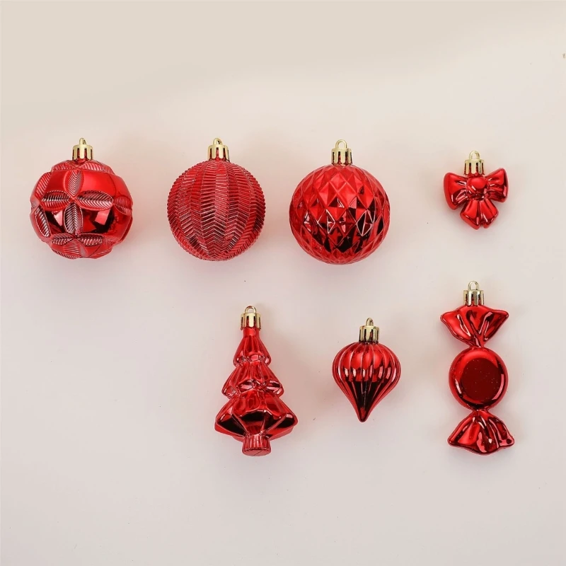 18 шт./кор. Рождественские шары, украшения особой формы, Креативные шары необычной формы, Подвесные украшения на дереве