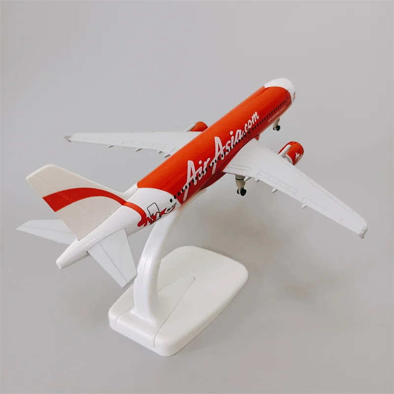 19 см Сплав Металла Красный Air Asia Airlines Airbus 320 A320 Airways Модель Самолета Модель Самолета, Изготовленного на заказ, с Колесами Самолет