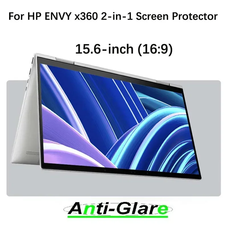 2X Защитная пленка для экрана Ultra Clear/с антибликовым покрытием/Защитой от синего излучения для ноутбука HP ENVY x360 2-в-1 15t-fe000 15-fe0097nr 15,6 