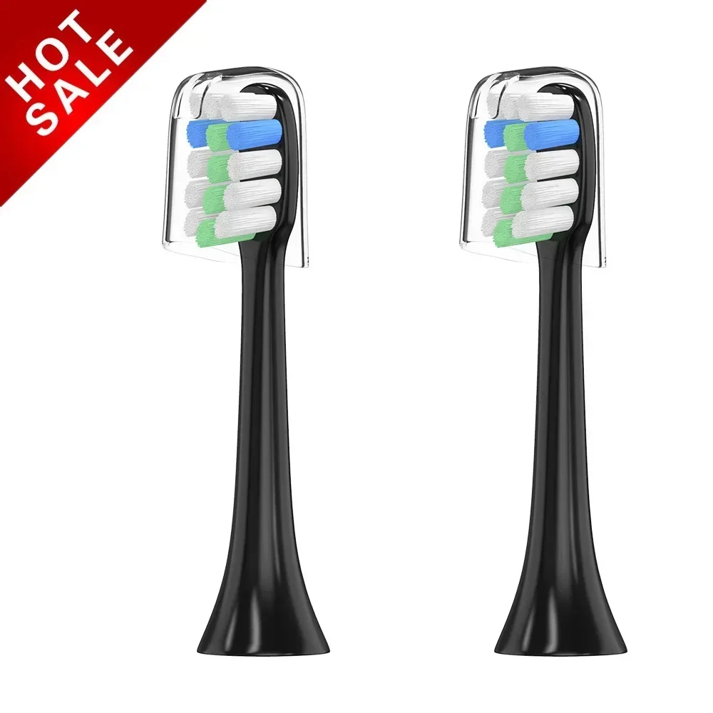 2шт Головка Зубной Щетки с Колпачком Для Xiaomi SOOCAS / SOOCARE X1 Для SOOCAS Xiaomi Mijia SOOCARE X3 Электрическая Головка Зубной Щетки
