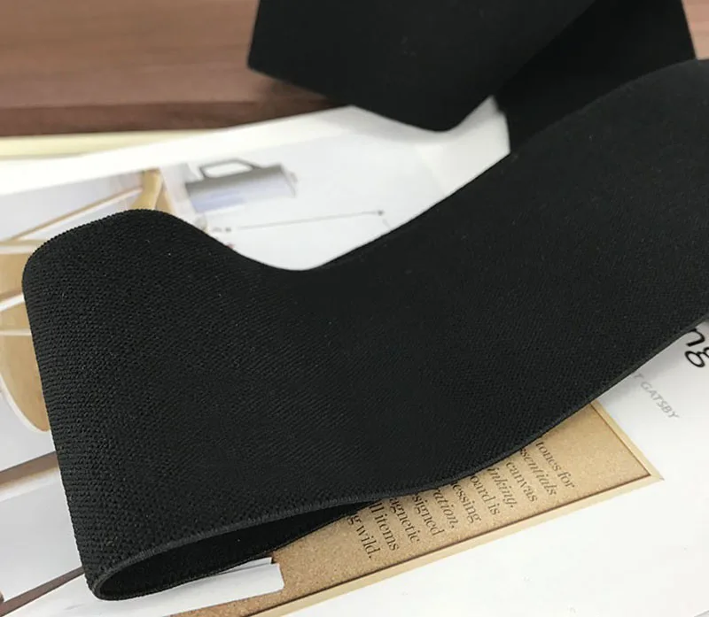 3 метра белая черная плоская эластичная лента Швейные принадлежности для одежды Нейлоновая тесьма Швейные принадлежности для одежды Ширина 8 см, 10 см