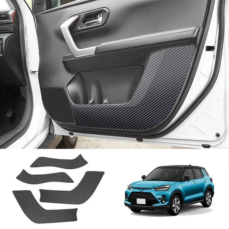 4шт Коврик для защиты двери автомобиля от ударов, коврик для защиты двери от царапин, защитный чехол для двери автомобиля от ударов для Toyota Raize 2020
