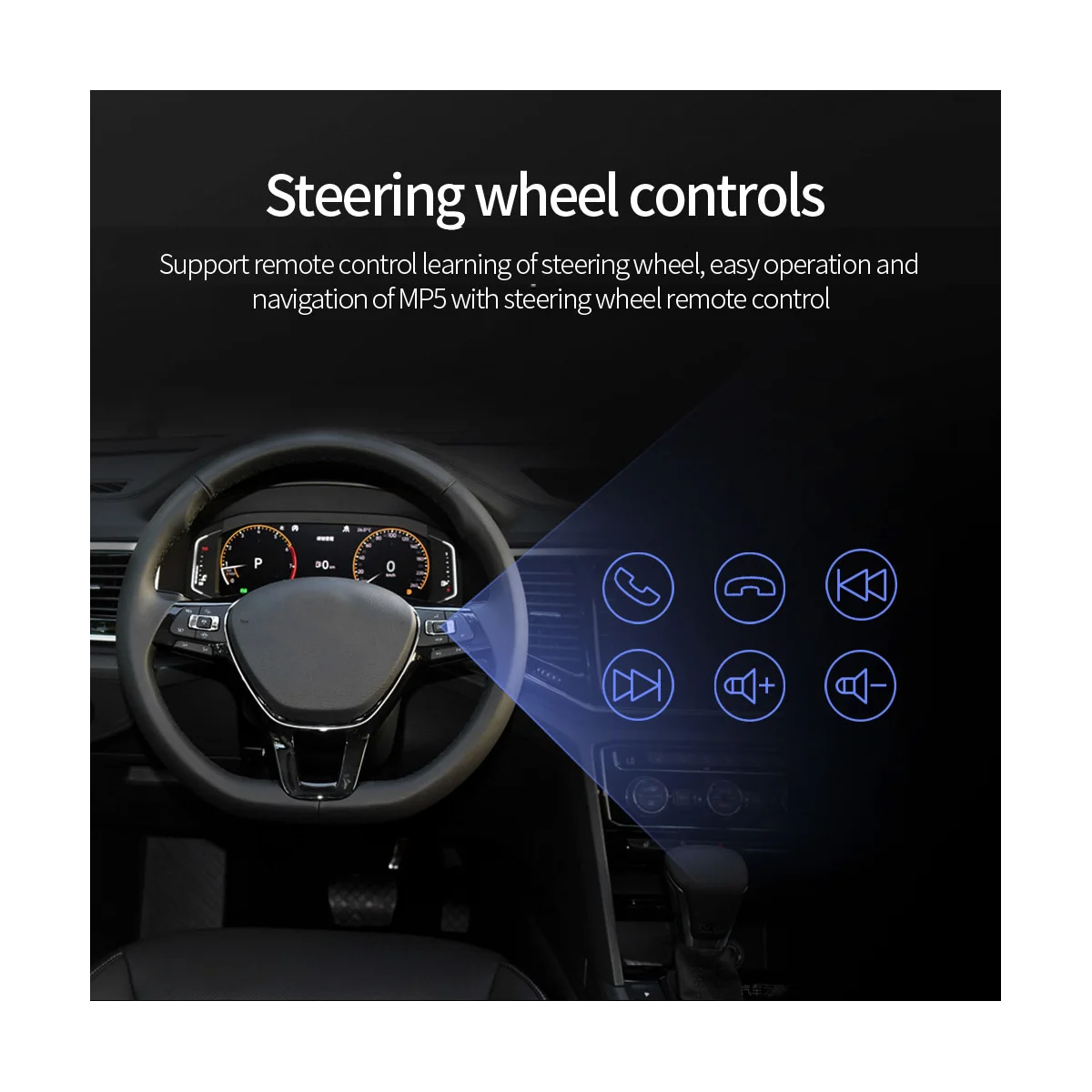 9002 Автомобильный MP5-плеер, GPS-навигация, автомобильное радио, видео-аудиоплеер заднего хода для Volkswagen