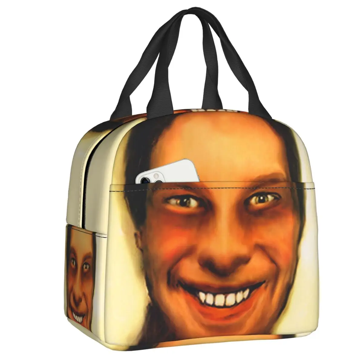 Aphex Twin, термоизолированная сумка для ланча, женская переносная коробка для ланча, для работы, учебы, путешествий, многофункциональные сумки для еды