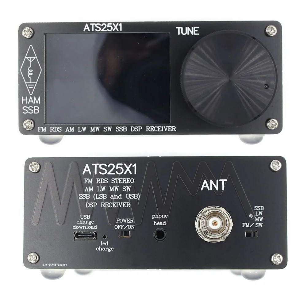 ATS-25 + сенсорный экран Si4732, полнодиапазонный радиоприемник FM LW (MW и SW) и SSB, качественные аксессуары для инструментов