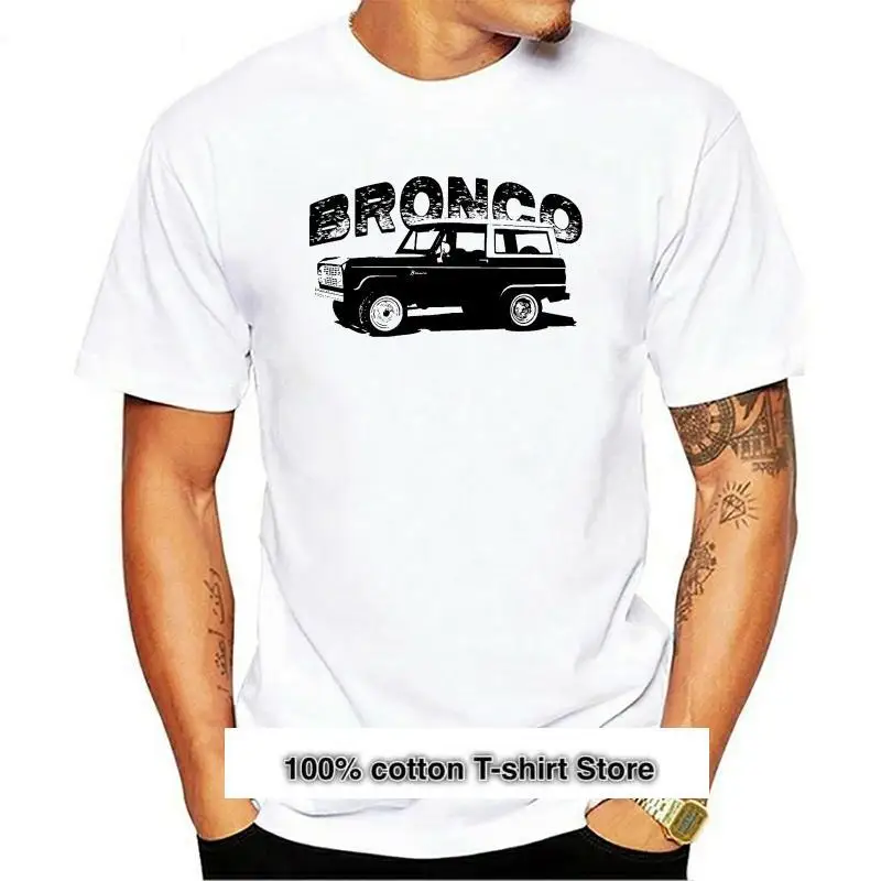 Camiseta de Bronco para hombre, camisa con estampado de pantalla Retro personalizado, gran oferta, novedad de verano, 2019