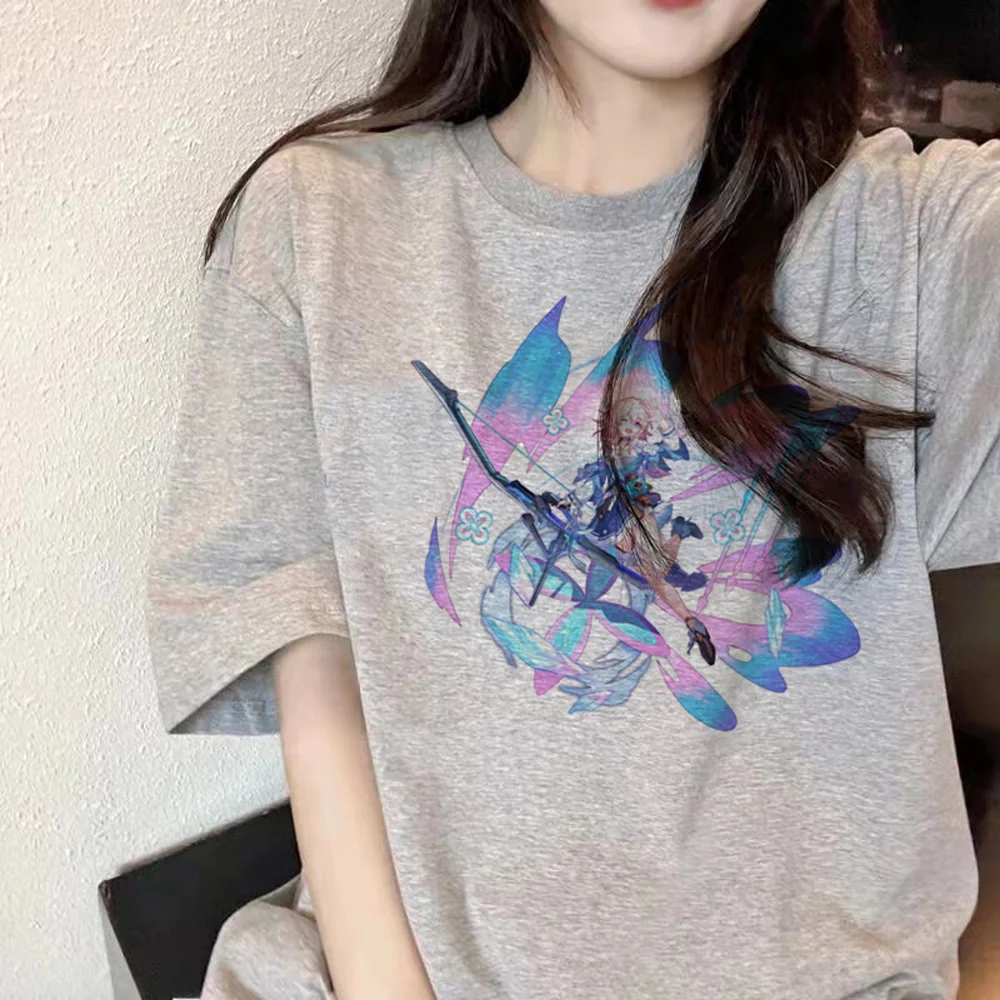 Honkai Star Rail футболка женская Y2K футболки японская одежда для девочек