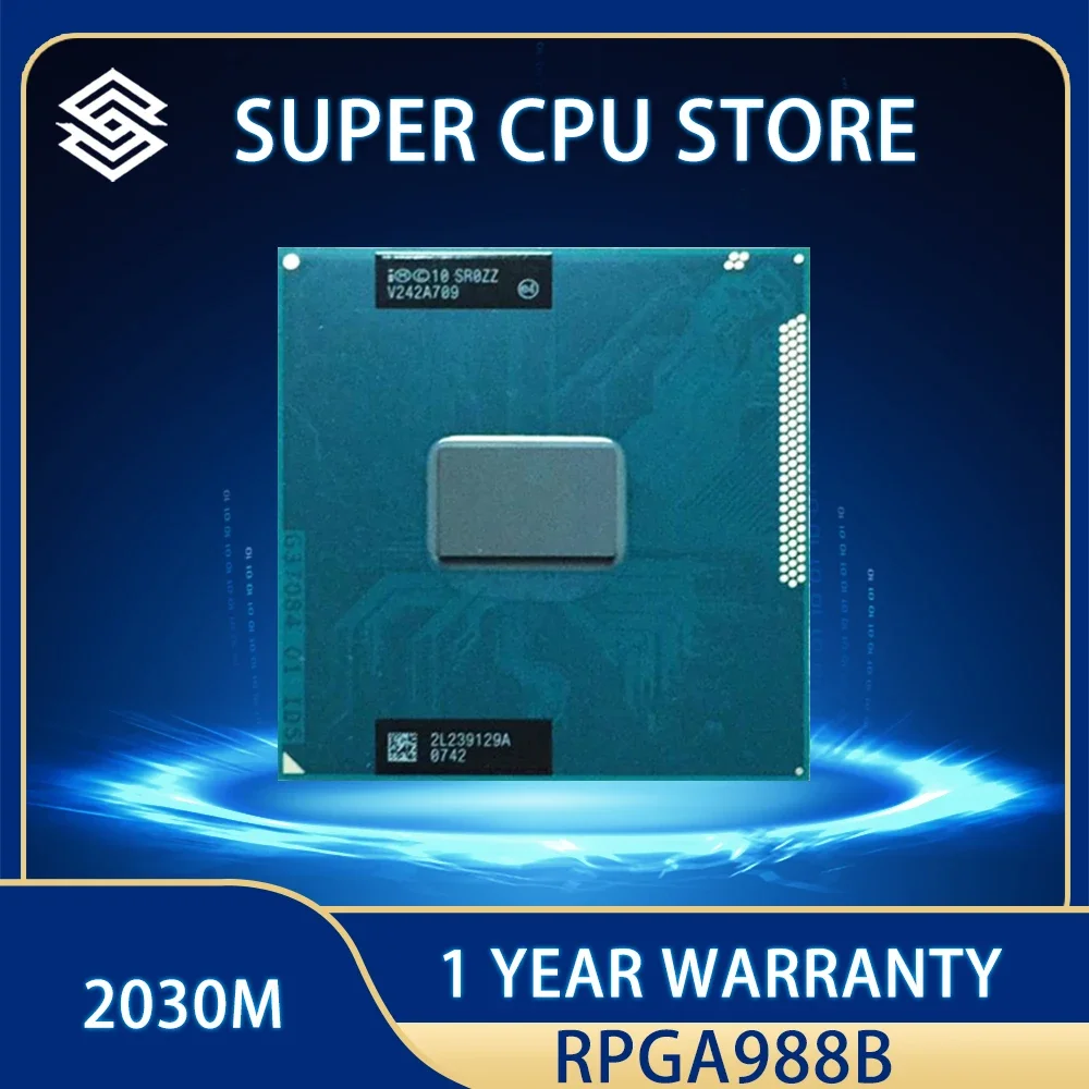 Intel Pentium 2030M 2030M SR0ZZ CPU Процессор 2M 35W Socket G2 2,5 ГГц Двухъядерный Двухпоточный / rPGA988B