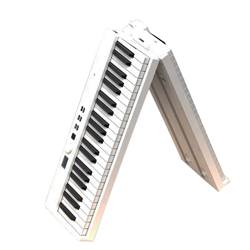 Konix 88 Клавиш Складная клавиатура электрического пианино Портативное цифровое пианино Сенсорные клавиши складное пианино с батареей