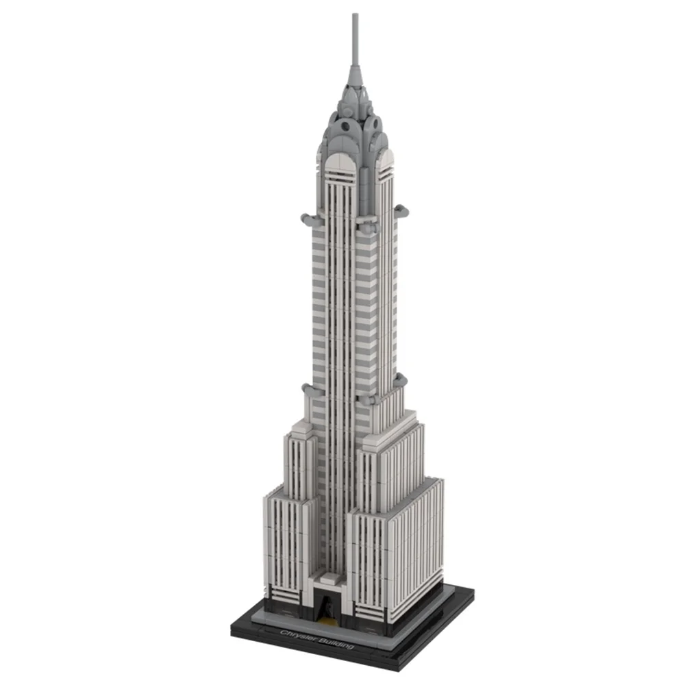 MOC-30051 Chrysler Building Block Модель Сращенная игрушка-головоломка Детский подарок
