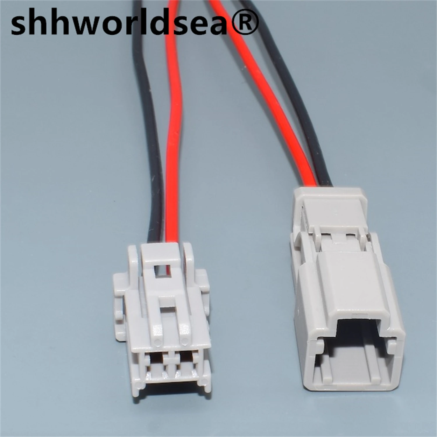 shhworldsea 2-контактный мужской женский автомобильный автоматический разъем для Nissan Honda trunk lock plug 6098-0240 6098-0239