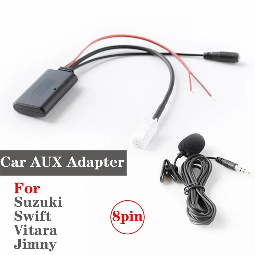 Автомобильный адаптер Bluetooth AUX Беспроводной Аудио телефонный звонок Громкой связи Микрофон для радио Clarion для Suzuki Swift Vitara Jimny