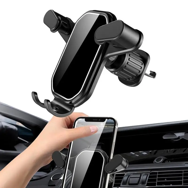 Автомобильный держатель для телефона, держатель для автомобильного вентиляционного отверстия, Магнитный держатель для телефона, управление одной рукой, поворотная головка на 360 градусов для автомобильного вентиляционного отверстия