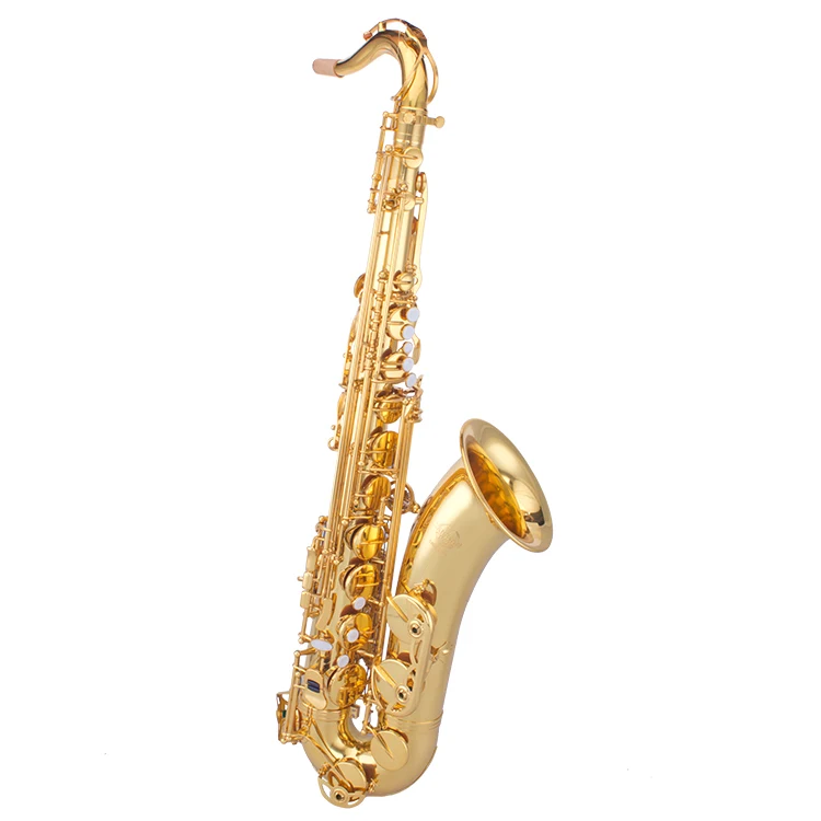 Высококачественный классический античный стиль, золотой лак, винтажный тенор-саксофон