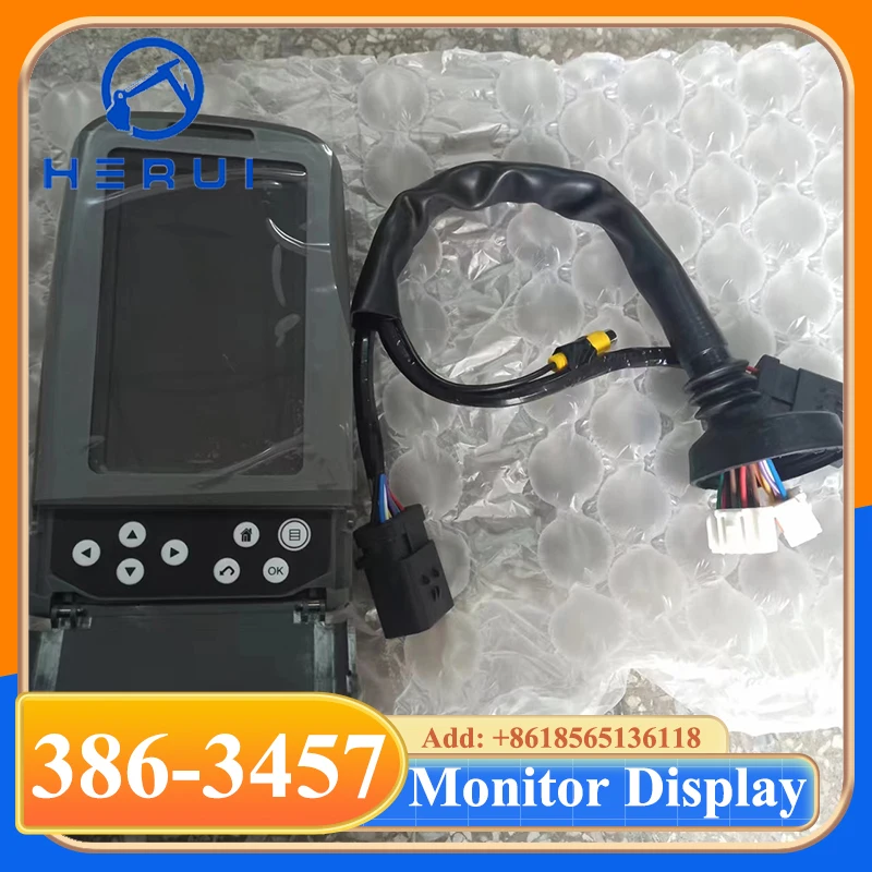 Высококачественный монитор 386-3457 3863457 для экскаватора Caterpillar CAT 320D 324D 325D 330D