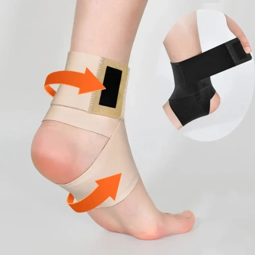 Высокоэластичный спортивный бандаж на лодыжку, новые нейлоновые компрессионные носки для снятия боли, защита от растяжений, ультратонкая защита пятки для мужчин и женщин