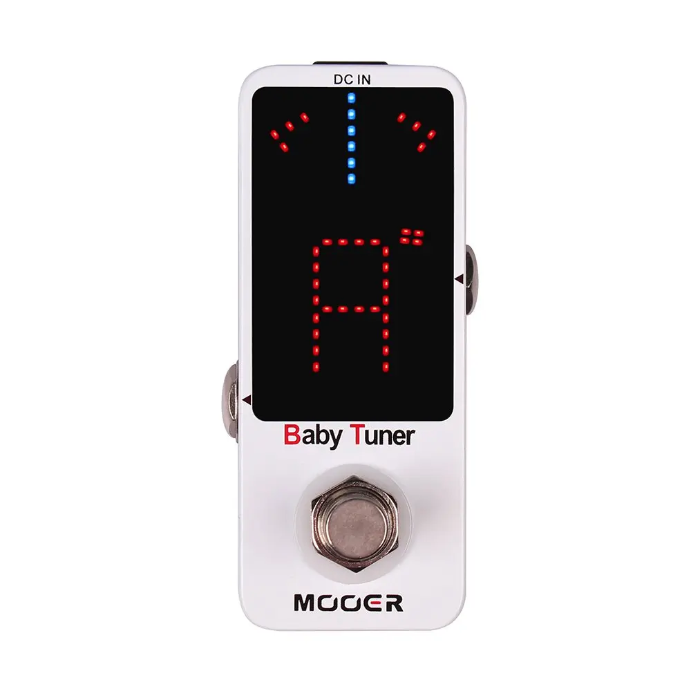 Гитарная педаль Mooer Baby Tuner Высокоточный басовый тюнер для электроинструментов Электроакустические инструменты