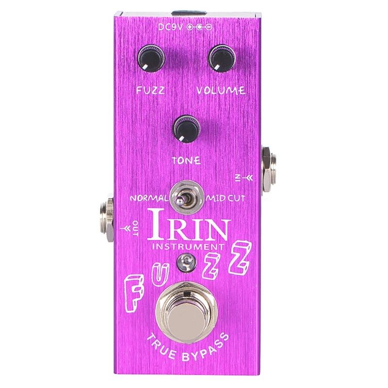 Гитарный эффектор IRIN Chorus Professional Single Block Small Effector цвета матовой фуксии