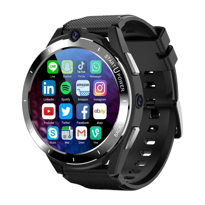 Двухчиповые умные часы Z40 с поддержкой Android 6 ГБ + 128 ГБ, 4G Wifi, GPS, двухрежимная система, умные часы с двойной камерой