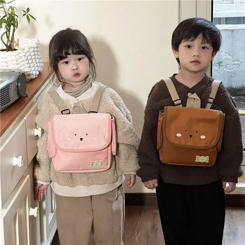 Детский рюкзак с милым медведем, рюкзак для детского сада 2023, детский милый нейлоновый рюкзак для путешествий, детские школьные сумки для девочек и мальчиков