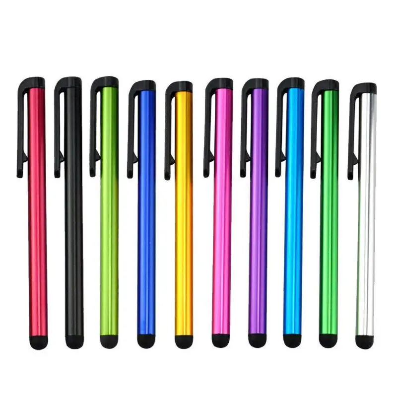 Дизайн зажима, универсальная мягкая головка для телефона, планшета, прочный стилус, емкостный карандаш, ручка с сенсорным экраном