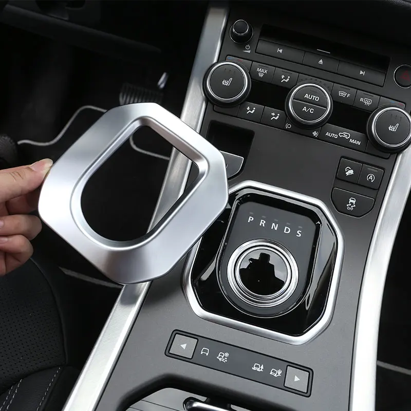 Для Land rover Range Rover Evoque 2012-18 ABS Центральная консоль автомобиля, панель переключения передач, накладка на раму, наклейка для отделки автомобильных аксессуаров