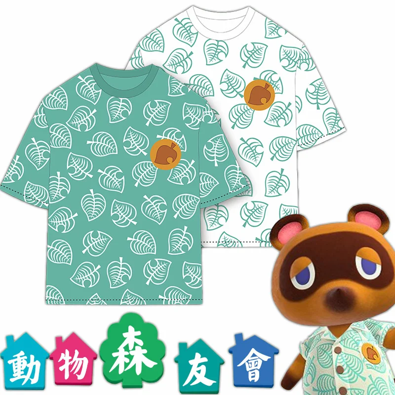 Игра Animal Crossing Tom Nook Косплей Футболки Весна/Лето Футболка С коротким рукавом Футболка Harajuku уличная одежда