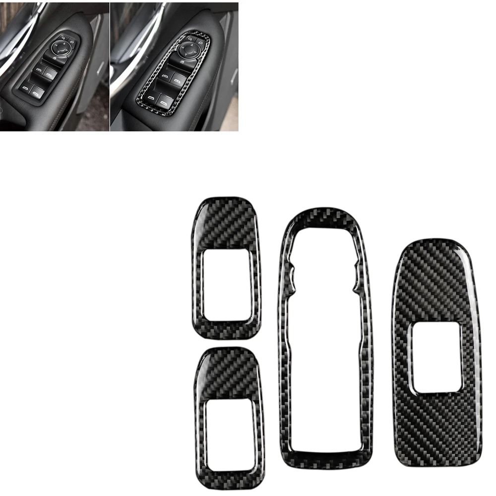 Кнопка включения стеклоподъемника салона автомобиля, накладка на ключ управления, рамка, наклейка-полоска для Cadillac XT5 2016-2023
