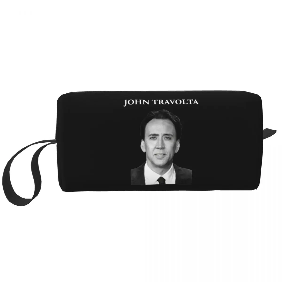 Косметичка Nicolas Cage John Travolta Face Off, женские косметички, дорожные сумки для ежедневных туалетных принадлежностей, органайзер, Мерч