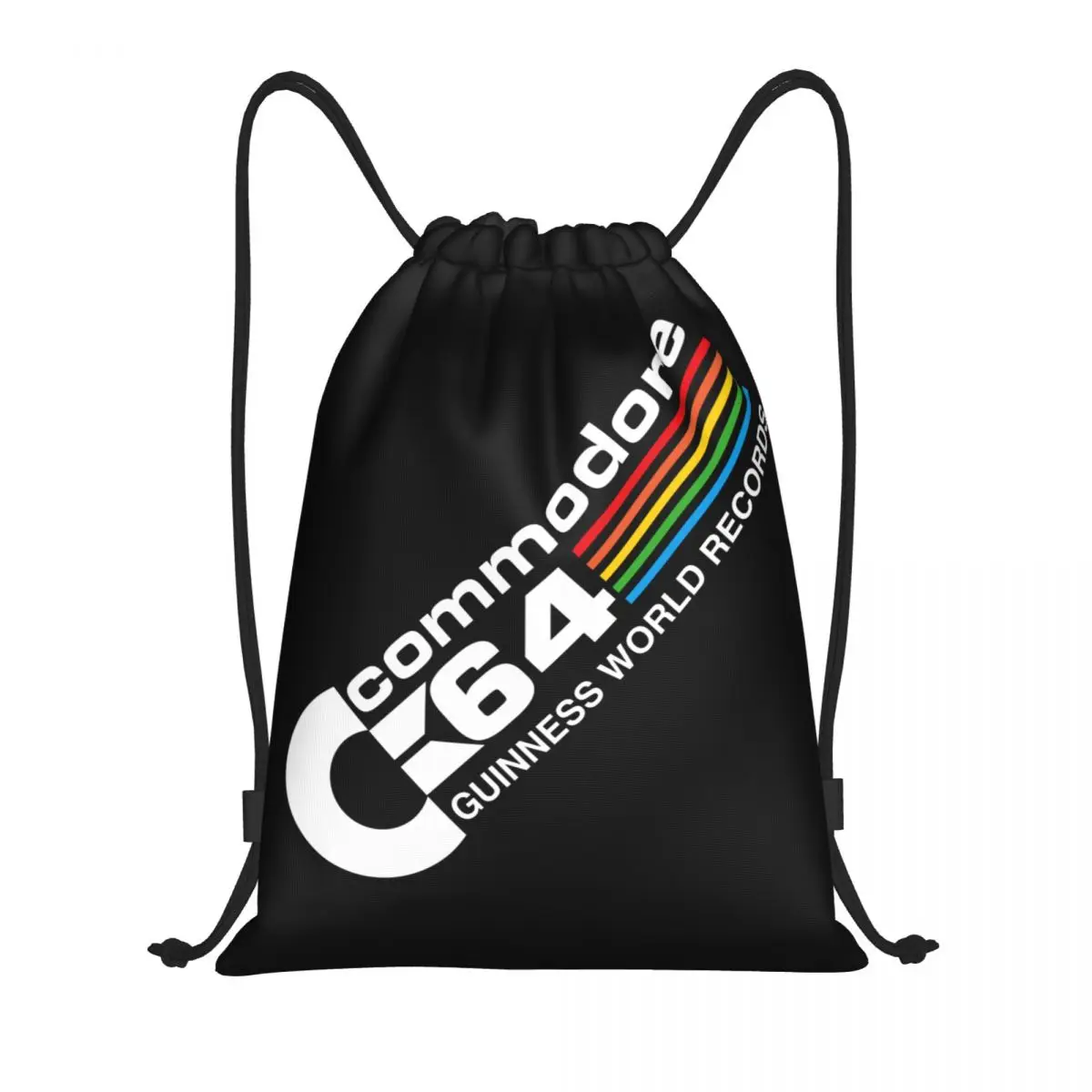 Крутая сумка на шнурке с логотипом Commodore, женская Мужская Портативная спортивная сумка для тренажерного зала, рюкзаки для хранения компьютерных программ для тренировок