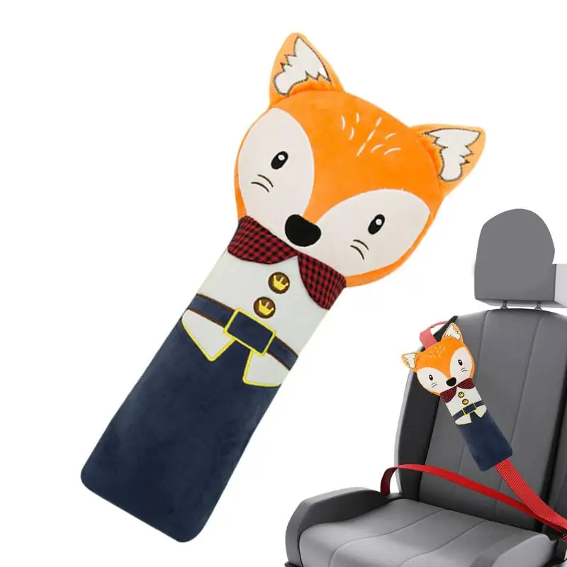 Милые Животные Детский Мультфильм Подушка для ремня безопасности Автомобиля Наплечники Подушка для шеи Наплечники для автомобильного ремня безопасности Чехол для ремня безопасности