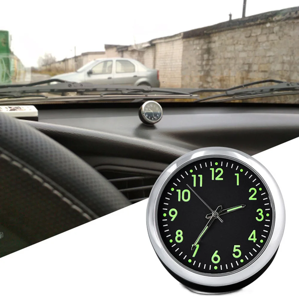 Мини-автомобильные часы в автомобиле Luminova Clock Автомобильные часы Цифровые часы Автомобильные часы Аксессуары для стайлинга автомобилей