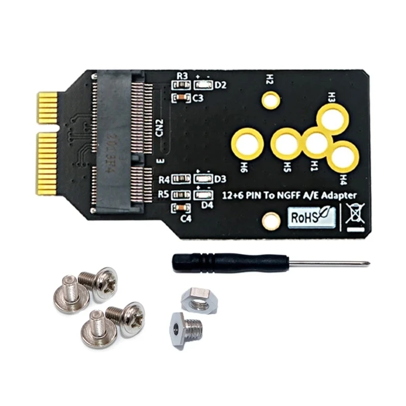 Модуль WIFI6 к плате адаптера с 12 + 6 контактами Преобразует модуль A / E M.2 Key в плату адаптера с 12 + 6 контактами Поддерживает AX200 / 201 / 210