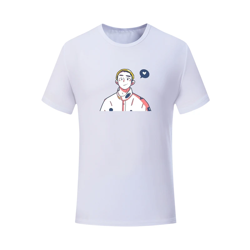 Мужская Женская футболка с рисунком мальчика, футболки, модальная футболка, повседневная одежда, топ с коротким рукавом, хлопок по размеру, Индивидуальный