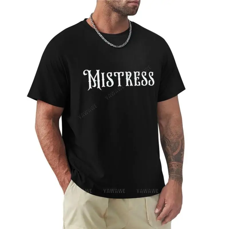 мужская летняя футболка для мальчиков, футболка Mistress, белые футболки для мальчиков, футболки на заказ, дизайнерская футболка для мужчин, новая мужская хлопковая футболка
