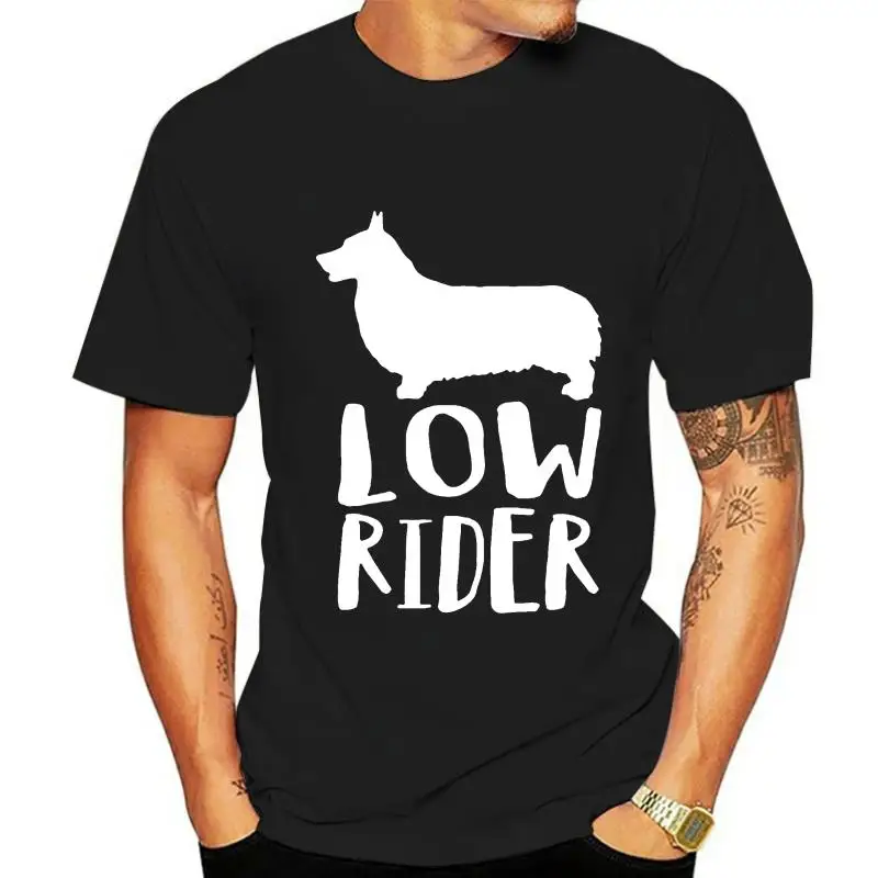 Мужская футболка low rider, футболка corgi, крутая футболка с принтом, футболки, топ