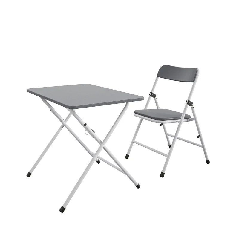 Набор для занятий COSCO Kid's из 2 предметов - стол и стул, серый и белый детский стол и стул, детский стол, детский учебный стол