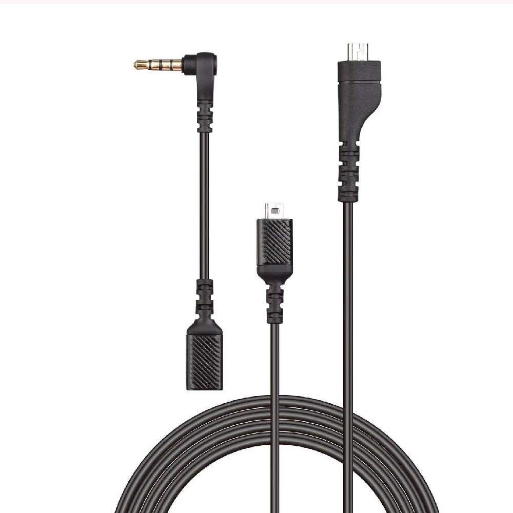Новая замена аудиокабеля звуковой карты для Steelseries Arctis 3 5 7 Кабель-адаптер для наушников Audio 7PRO Конвертер Линейный шнур