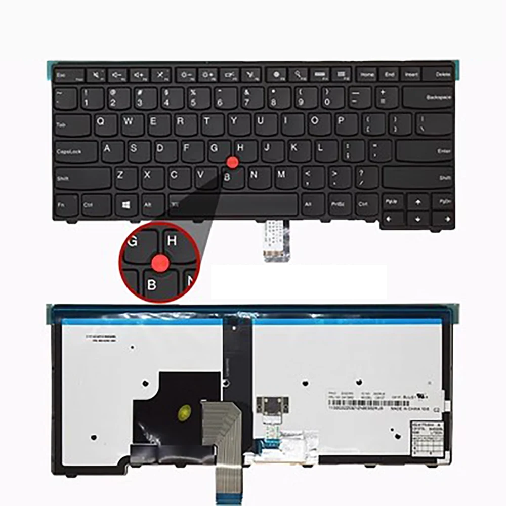Новая клавиатура с подсветкой для LENOVO E431 E440 L440 L460 L470 T431S T440 T440S T440P T450 T450S T460