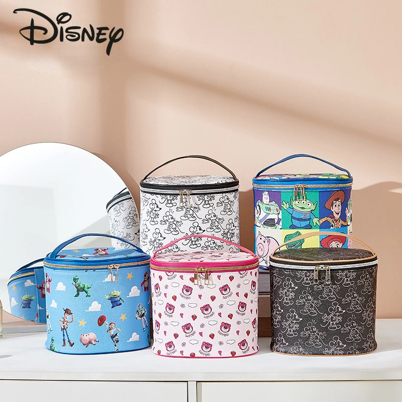 Новая туалетная сумка Disney's Модная высококачественная водонепроницаемая косметичка Мультяшная многофункциональная сумка для хранения большой емкости