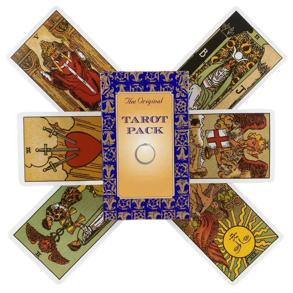 Оригинальная колода карт Таро для гадания на доске Издание колоды Оракулов для игр Mysterious Verson Full English Party Fate