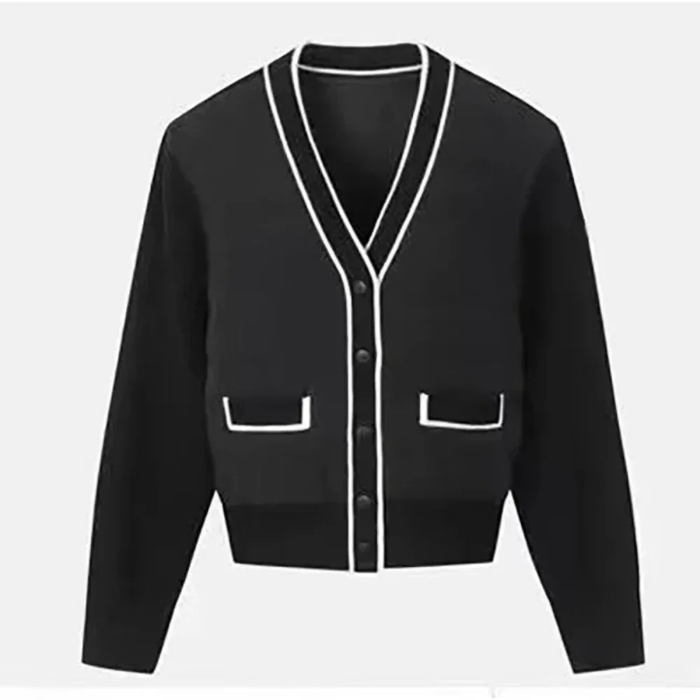 Осенне-зимняя новая Корейская одежда для гольфа, женское однотонное черно-белое классическое пуховое пальто в тон, легкое и теплое пуховое пальто