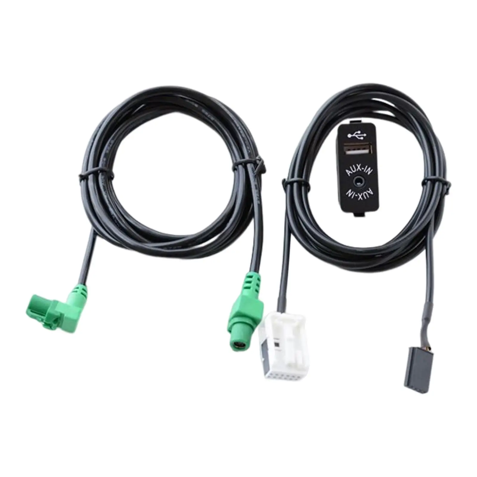 Переключатель USB AUX и кабельный жгут Автомобильный порт USB-розетки для BMW E60