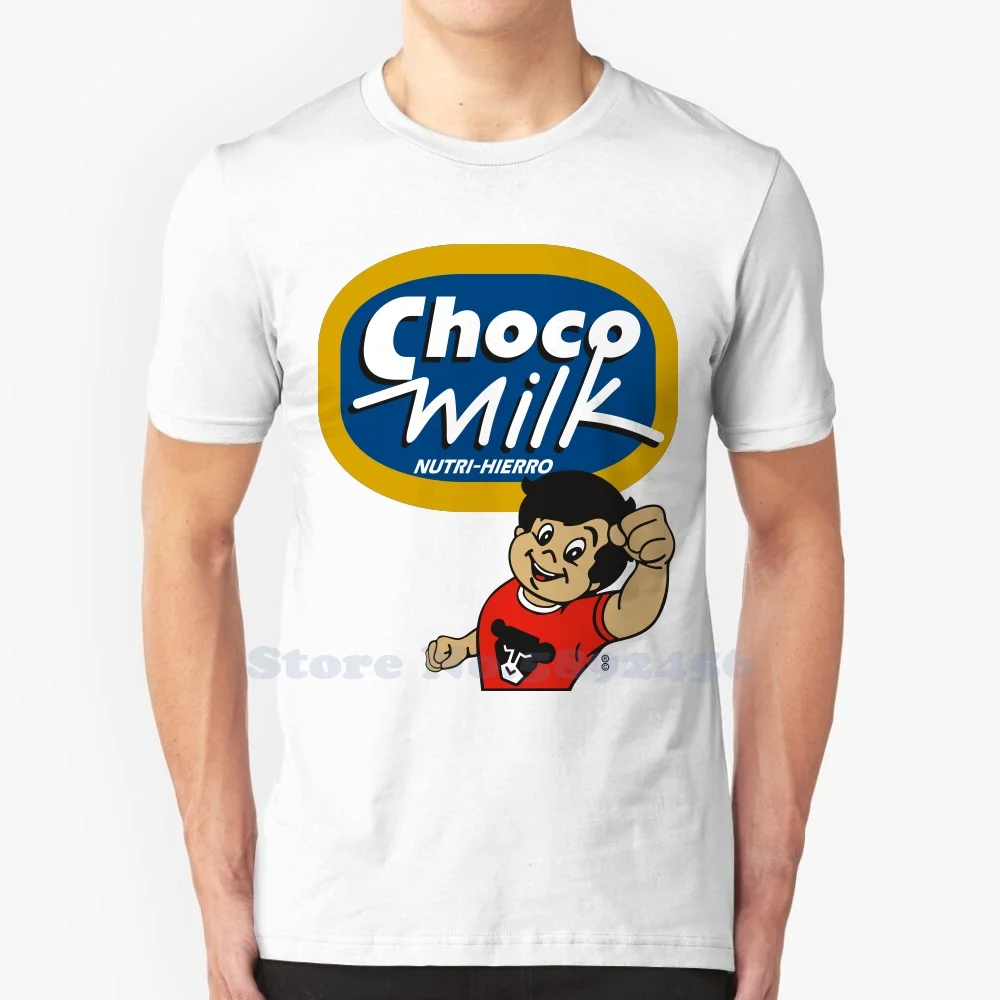 Повседневная футболка с логотипом Chocomilk, футболки из 100% хлопка с рисунком высшего качества