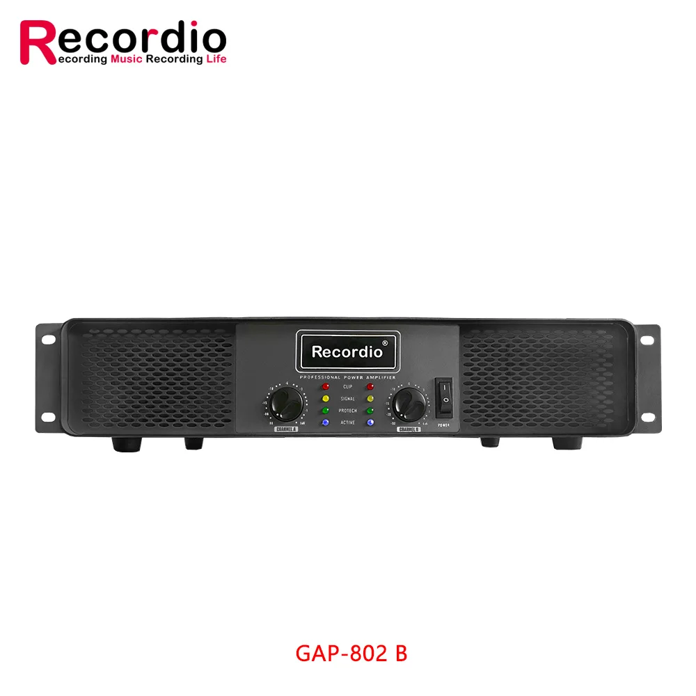 Профессиональный GAP-802 мощностью 850 Вт * 2 усилителя мощности, 2-канальный усилитель высокой мощности m audio для наружной сцены
